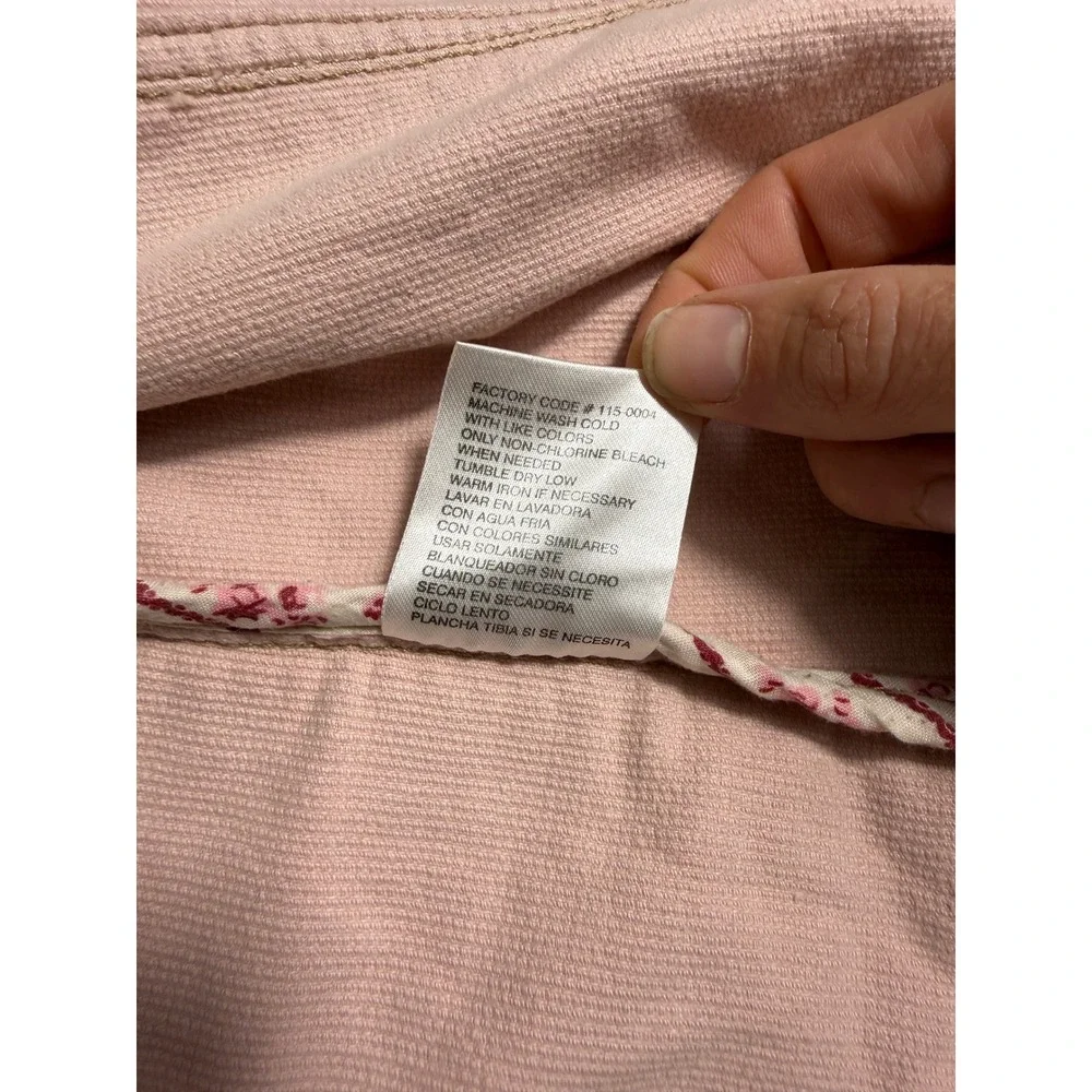 Plush‎ Corduroy Blazer Womens Medium Pink Good Button Front Vintage Style Jacket